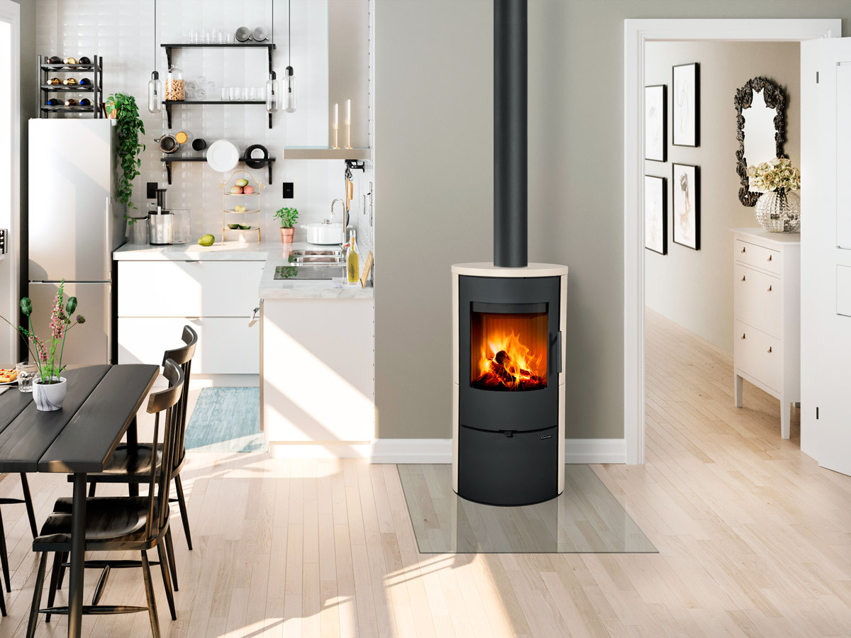 Romotop Evora keramické krbové kachle moderné